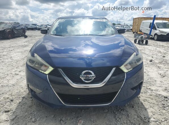 1N4AA6AP5JC361133 2018 NISSAN MAXIMA Синий Вид спереди