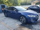 2018 Nissan Maxima 3.5s Blue vin: 1N4AA6AP5JC369295