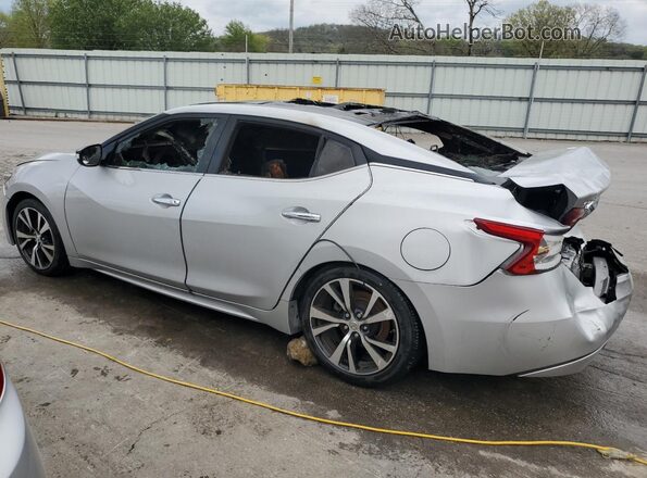 1N4AA6AP5JC378174 2018 NISSAN MAXIMA Silver Задня ліва чверть