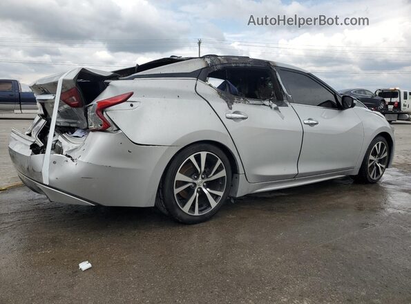 1N4AA6AP5JC378174 2018 NISSAN MAXIMA Silver Задня права чверть