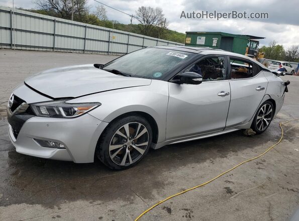 1N4AA6AP5JC378174 2018 NISSAN MAXIMA Silver Передня ліва чверть