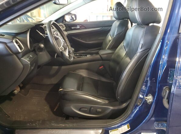 1N4AA6AP5JC383326 2018 NISSAN MAXIMA Blue Вид салону спереду