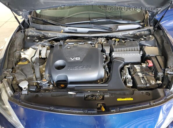 1N4AA6AP5JC383326 2018 NISSAN MAXIMA Blue Вид задньої частини салону