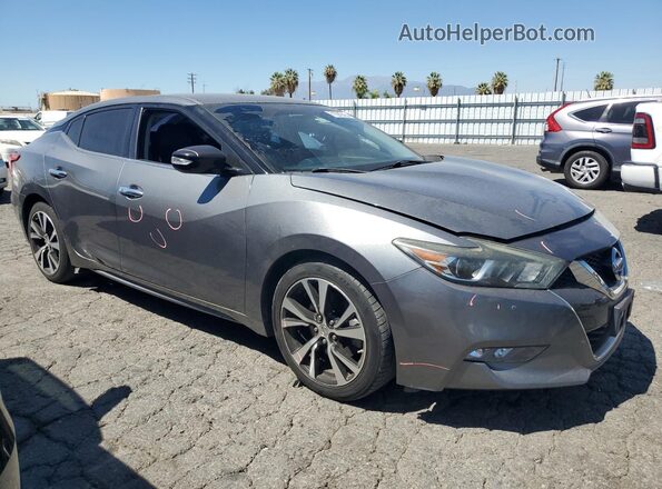 1N4AA6AP5JC391569 2018 NISSAN MAXIMA Gray Delantero derecho