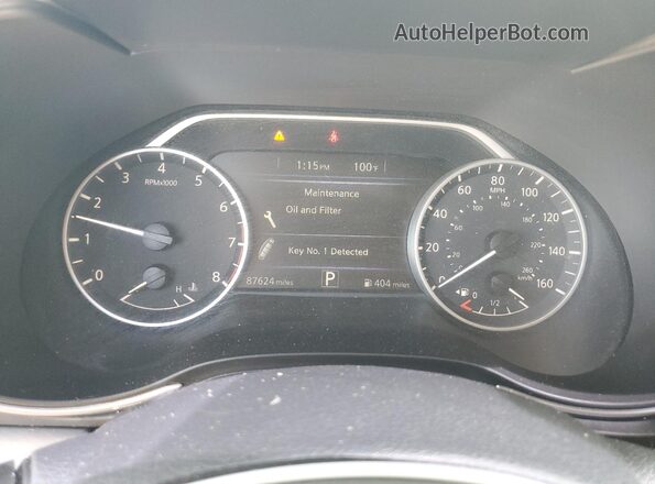 1N4AA6AP5JC391569 2018 NISSAN MAXIMA Gray Vista del cuadro de instrumentos