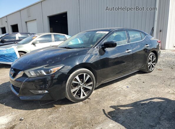 1N4AA6AP7JC361974 2018 NISSAN MAXIMA Черный Передняя левая четверть