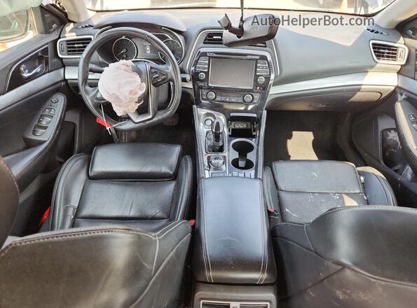1N4AA6AP7JC367774 2018 NISSAN MAXIMA Черный Вид панели приборов