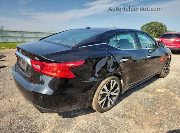1N4AA6AP7JC367774 2018 NISSAN MAXIMA Черный Задняя правая четверть