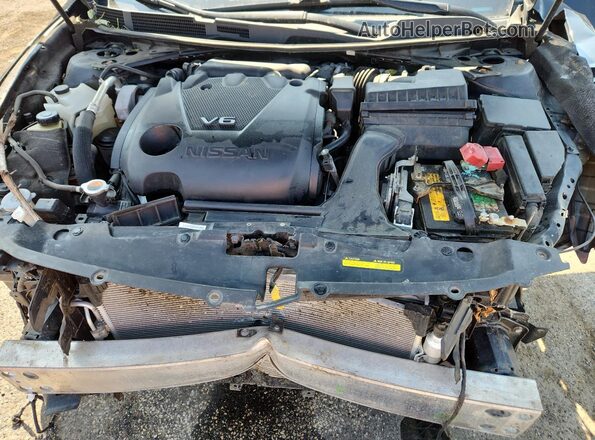 1N4AA6AP7JC367774 2018 NISSAN MAXIMA Черный Вид задней части салона