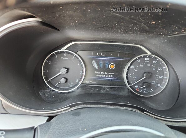1N4AA6AP7JC367774 2018 NISSAN MAXIMA Черный Вид щитка приборов