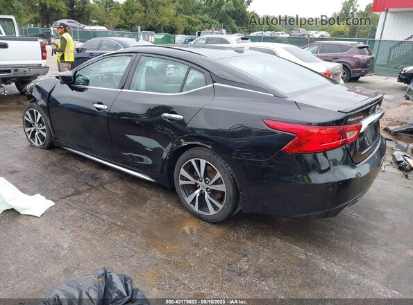 1N4AA6AP7JC368729 2018 NISSAN MAXIMA Черный Задняя левая четверть