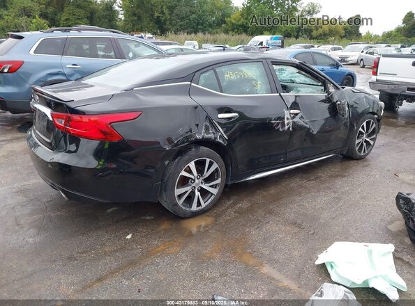 1N4AA6AP7JC368729 2018 NISSAN MAXIMA Черный Задняя правая четверть