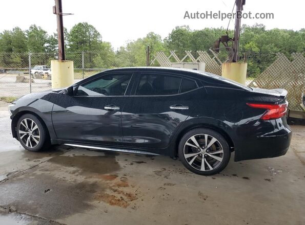 1N4AA6AP7JC389192 2018 NISSAN MAXIMA Black Trasero izquierdo