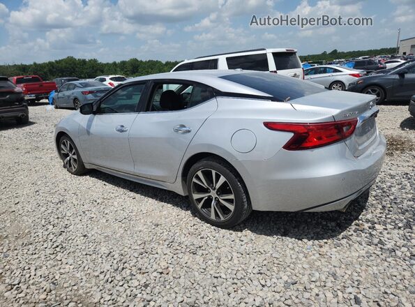 1N4AA6AP8JC384552 2018 NISSAN MAXIMA Серебряный Задняя левая четверть
