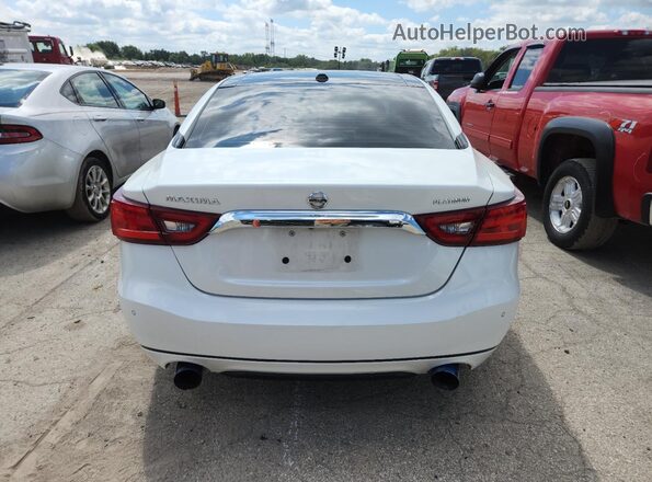 1N4AA6AP8JC397785 2018 NISSAN MAXIMA Белый Вид сзади