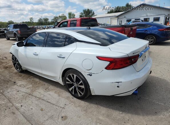 1N4AA6AP8JC397785 2018 NISSAN MAXIMA Белый Задняя левая четверть