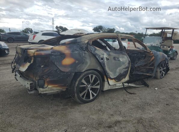 1N4AA6AP8JC408672 2018 NISSAN MAXIMA Белый Задняя правая четверть
