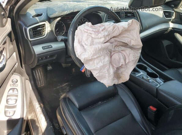 1N4AA6AP9JC372524 2018 NISSAN MAXIMA Black Вид панелі приладів