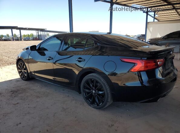 1N4AA6AP9JC374242 2018 NISSAN MAXIMA Black Trasero izquierdo