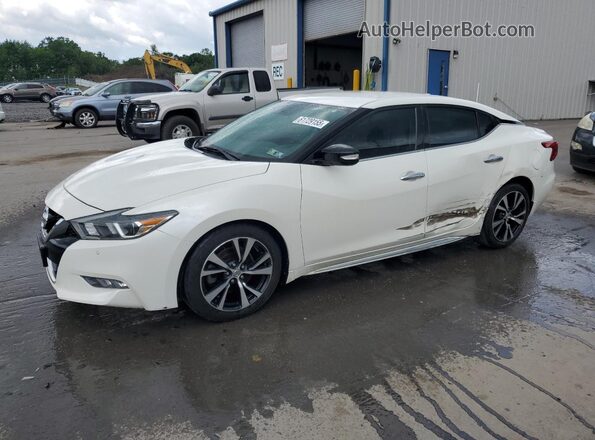 1N4AA6AP9JC409037 2018 NISSAN MAXIMA White Передня ліва чверть