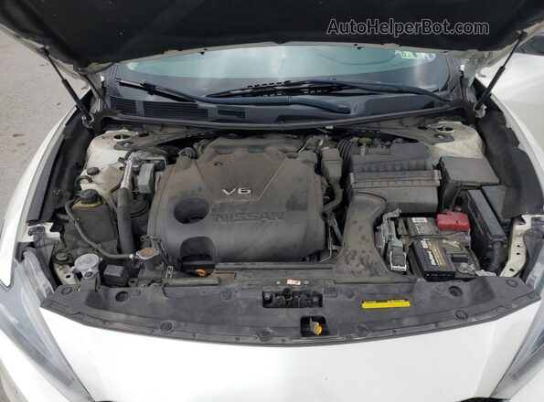 1N4AA6AP9JC409037 2018 NISSAN MAXIMA White Вид задньої частини салону