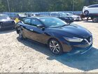 2020 Nissan Maxima S Xtronic Cvt Black vin: 1N4AA6BV2LC376818
