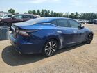 2021 Nissan Maxima Sv Синий vin: 1N4AA6CV0MC505719