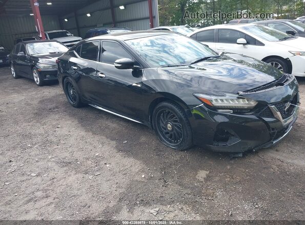 1N4AA6CV1MC516776 2021 NISSAN MAXIMA Черный Передняя правая четверть