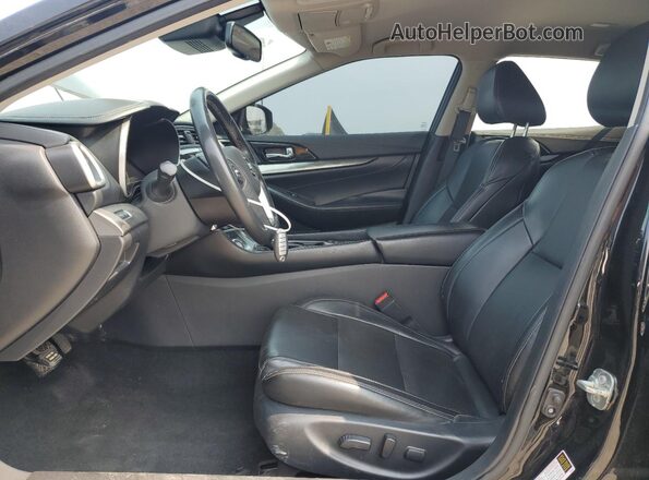 1N4AA6CV7MC506673 2021 NISSAN MAXIMA Черный Вид салона спереди