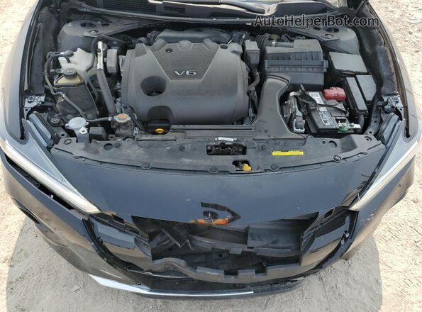 1N4AA6CV7MC506673 2021 NISSAN MAXIMA Черный Вид задней части салона