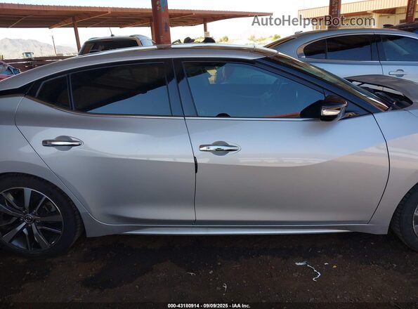 1N4AA6DV4LC372508 2020 NISSAN MAXIMA SL Silver Instrument cluster view