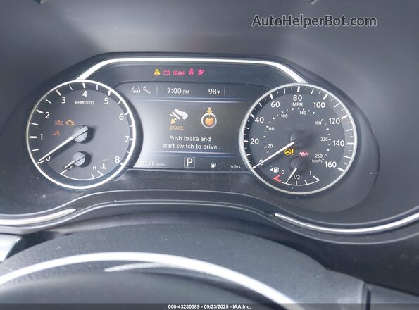 1N4AA6DV8LC363990 2020 NISSAN MAXIMA SL Gray Հետևի նստատեղերի տեսք