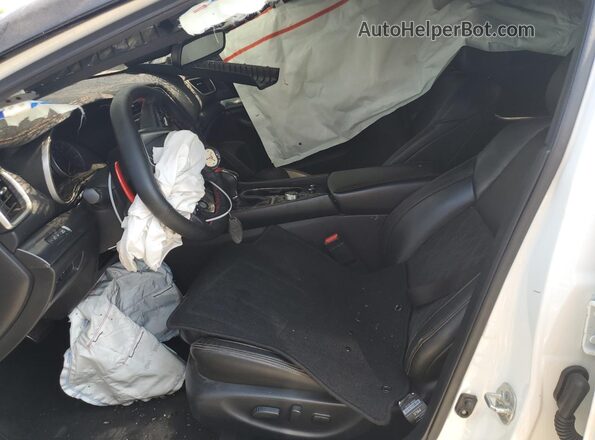 1N4AA6EV2MC509977 2021 NISSAN MAXIMA SR White Widok wnętrza z przodu