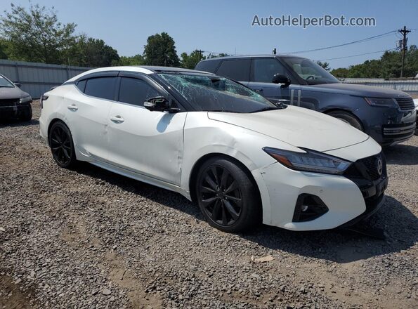 1N4AA6EV2MC509977 2021 NISSAN MAXIMA SR White Przód prawy