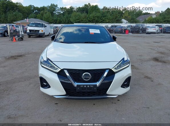 1N4AA6EV4LC383250 2020 NISSAN MAXIMA SR Белый Вид щитка приборов