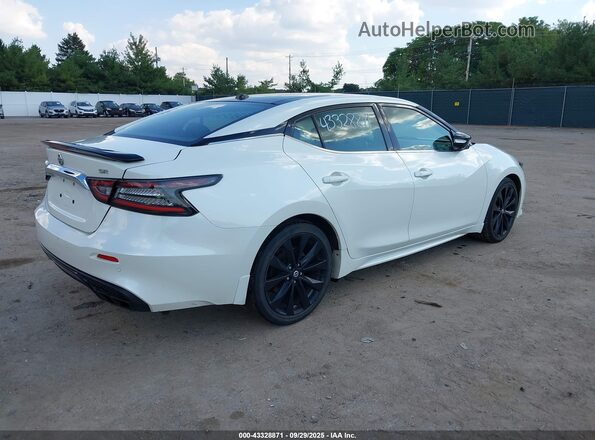 1N4AA6EV4LC383250 2020 NISSAN MAXIMA SR Белый Задняя правая четверть