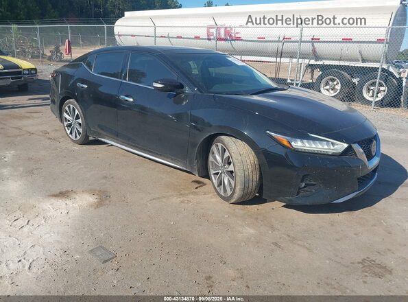 1N4AA6FV2LC367093 2020 NISSAN MAXIMA PLATINUM Черный Передняя правая четверть