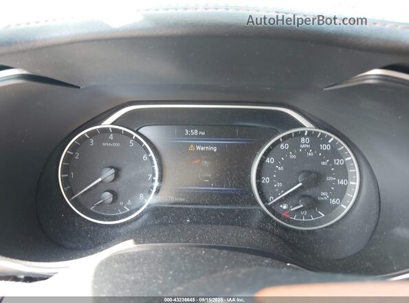 1N4AA6FV3LC383187 2020 NISSAN MAXIMA PLATINUM Black Widok tylnych siedzeń