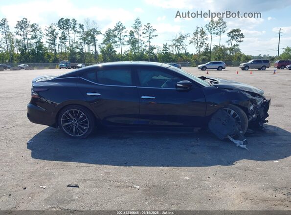 1N4AA6FV3LC383187 2020 NISSAN MAXIMA PLATINUM Black Widok wnętrza z tyłu