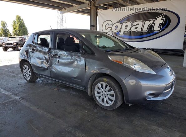 1N4AZ0CP4GC306460 2016 NISSAN LEAF Gray Przód prawy