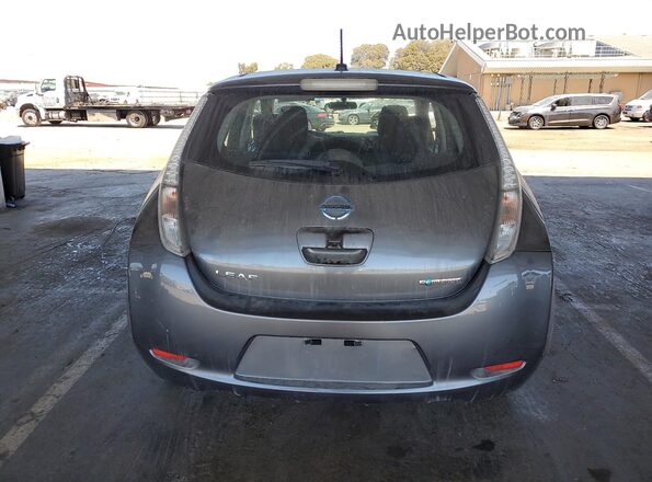 1N4AZ0CP4GC306460 2016 NISSAN LEAF Gray Widok z tyłu