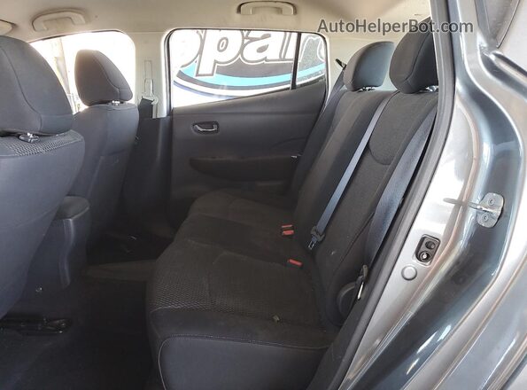 1N4AZ0CP4GC306460 2016 NISSAN LEAF Gray Widok tylnych siedzeń