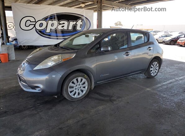 1N4AZ0CP4GC306460 2016 NISSAN LEAF Gray Przód lewy