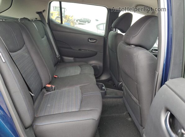 1N4AZ1BV3SC559395 2025 NISSAN LEAF Blue უკანა სალონის ხედი