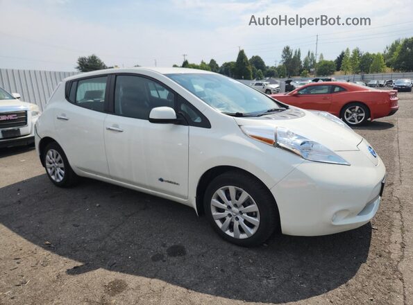 1N4BZ0CP7HC305549 2017 NISSAN LEAF Белый Передняя правая четверть