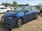 2022 Nissan Leaf Sv Plus Blue vin: 1N4BZ1CV0NC558986