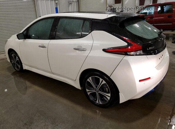 1N4BZ1DV7MC555161 2021 NISSAN LEAF White Задня ліва чверть
