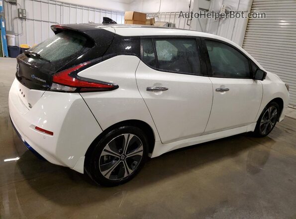 1N4BZ1DV7MC555161 2021 NISSAN LEAF White Задня права чверть
