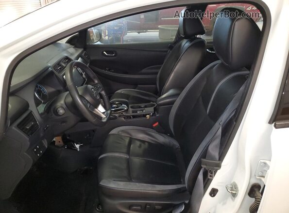1N4BZ1DV7MC555161 2021 NISSAN LEAF White Вид салону спереду