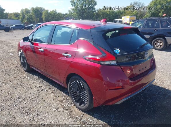1N4CZ1CV0RC552986 2024 NISSAN LEAF Красный Задняя левая четверть